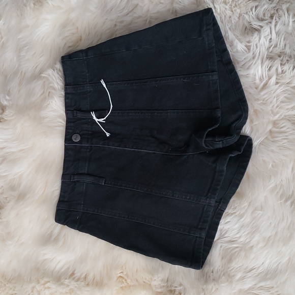 Reformation Womens Black Jean Shorts 27 - Picture 3 of 8